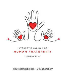 International Day of Human Fraternity, held on 4 February.
