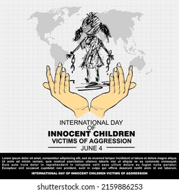 International Day Innocent Children, victims of aggression, june 4