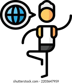 international day isolated design element stock illustration. Vector on a white background