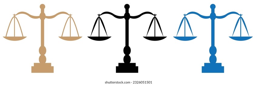 INTERNATIONAL DAY OF JUSTICE SIMPLE 3D VECTOR ILLUSTRATION