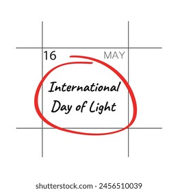 International day of light, may 16.