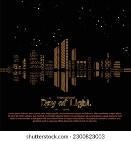 Gráficos vectoriales del Día Internacional de las Luces.