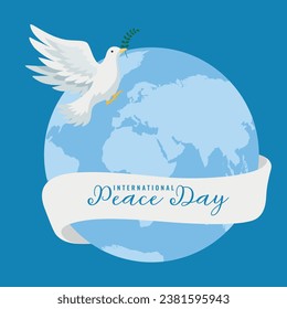 International Day of Living Together in Peace. International day of living together in peace banner template vector illustration. World peace day. International Day of Peace. Vector illustration.