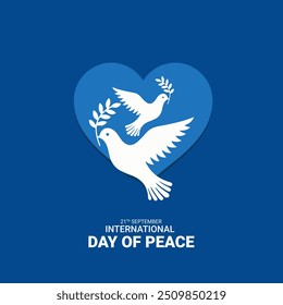 International Day of Living Together in Peace banner template vector illustration. World Peace Day. International Day of Peace. World Science Day for Peace and Development, No war concept