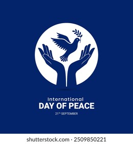 International Day of Living Together in Peace banner template vector illustration. World Peace Day. International Day of Peace. World Science Day for Peace and Development, No war concept