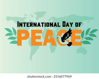 International Day of Living Together in Peace. International day of living together in peace banner template vector illustration. World peace day. International Day of Peace.