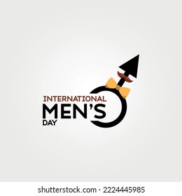 International Men’s Day logo vector illustration