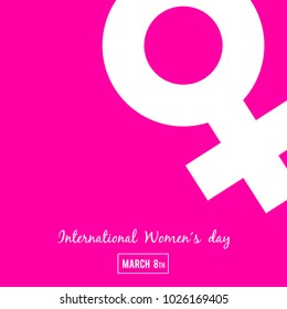 International Women´s Day, March 8th, Banner