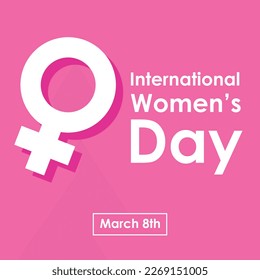 International Women´s Day, March 8th, Banner