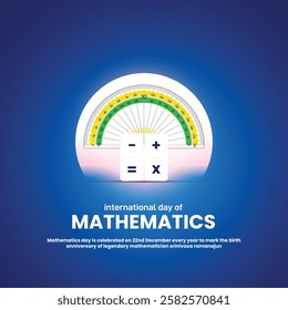 international day of mathematics creative banner, poster, social media post, postcard, background, backdrop, greetings card, template, web banner, cover design etc.