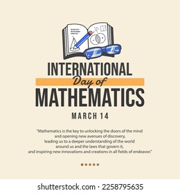 International Day of Mathematics. March 14