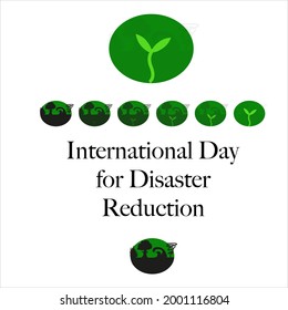 International Day for Natural Disaster Reduction. Natural disaster icon. Fire. Explosion. Flood. Tornado. An end to natural disasters. Eco icon. Vector. Set.
