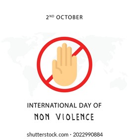 
International Day of Non Violence, Vector illustration design.