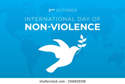 International Day of Non-Violence Background Illustration