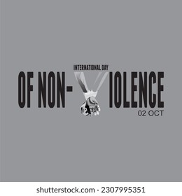 The International Day of Non-Violence is observed on 2 October.