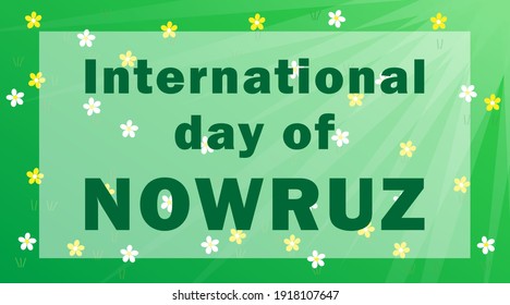 International Day of Nowruz is traditionally celebrated on March 21 as the first day of spring and the rebirth of nature, is a symbol of the cultural heritage of many peoples of the world