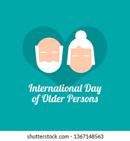 International Day of Older Person Illustration