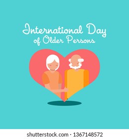 International Day of Older Person Illustration