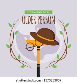 International Day of Older Person Illustration