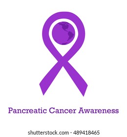 International Day Pancreatic Cancer Awareness Vector Stock Vector ...