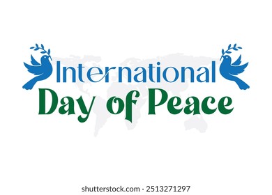 International Day of Peace 4 october banner design, International day living together in peace poster design