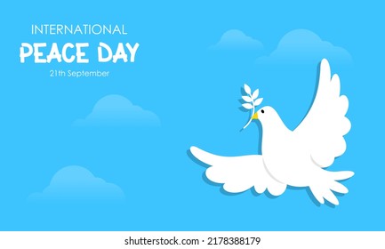 International Day of Peace Banner Background