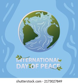 international day of peace banner design