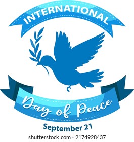 International Day of Peace Banner Design illustration