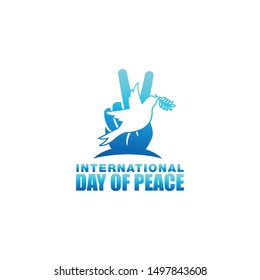 international day of peace design vector