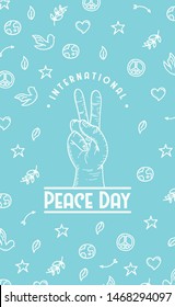 International day of peace illustration