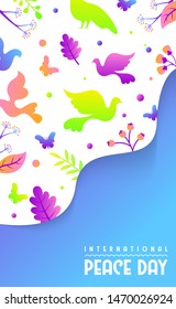 International day of peace illustration