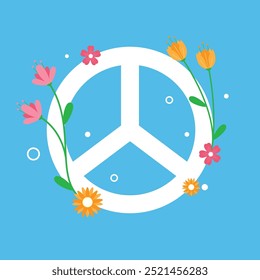Coleção de vetores de design de ilustração do Dia Internacional da Paz