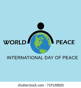International Day of Peace Logo Vector Template Design