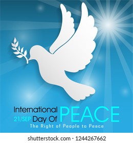 International Day of Peace on 21 Sep