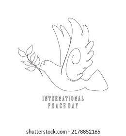 
International day of peace symbol poster Vector Image