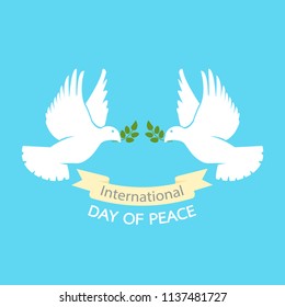 International Day Of Peace vector illustration.