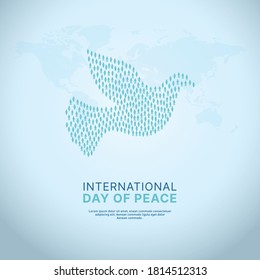 International Day of Peace vector illustration
