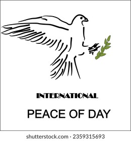 International Day of Peace, Vector illustration design. which falls on September 21