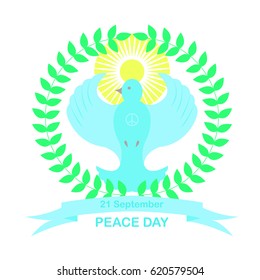 International Day of Peace vector illustration