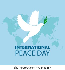 International Day of Peace vector illustration