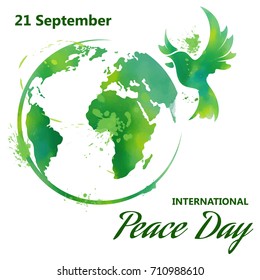 International day of peace. vector illustration