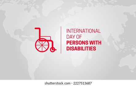 International Day of Persons with Disabilities Background Illustration Banner