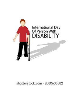 international day of persons with disabilities concept. web banner design. illustration vector