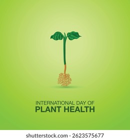 International Day of Plant Health Awareness Design.