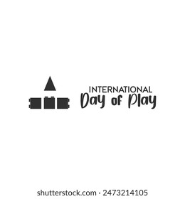 International day of play Concept Vector  Illustration.