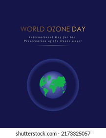 International Day for the Preservation of the creative design with illustration.
