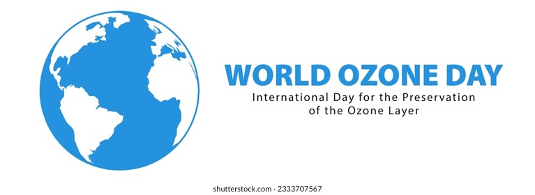 International day of preservation of the ozone layer, September 16th. World ozone day concept design. Vector illustration