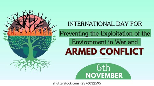 International day for Preventing the exploitation of the environment in war and armed Conflict