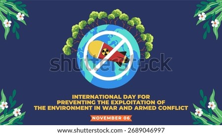 International Day for Preventing the Exploitation of the Environment in War and Armed Conflict Flyer