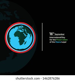 Día internacional para la prevención del diseño vectorial de la capa de ozono